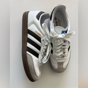 Adidas Samba White Black Sneakers